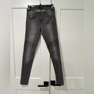 Gray/black Flying Monkey Stretchy Skinny Jeans